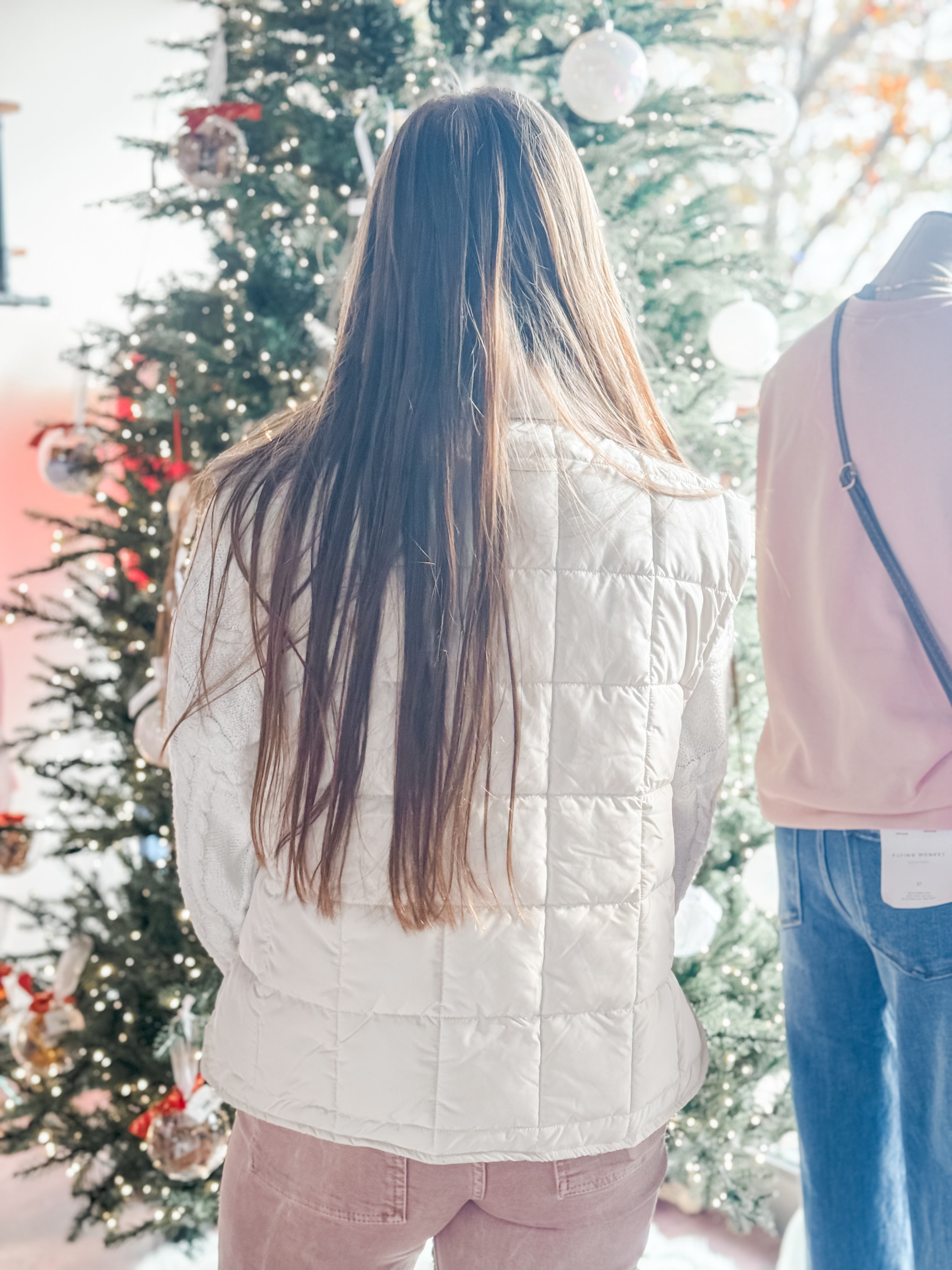 The Sami Ecru Padded Vest